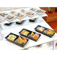 パックスタイル 弁当容器 PS ハコベン HB-2 本体 白 00563285 1袋(50個)（直送品）