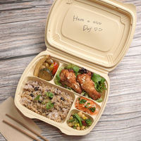 リスパック フードパック バイオデリカ シェルBOX80-1 クラフトB RHDT302 1袋(25個)（直送品）