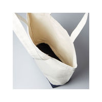 United Athle エコバッグ 1460-01 キャンバストートバッグ ナチュラル・ブラック M 14600135202 1袋(1個)（直送品）