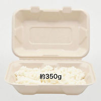 パックスタイル バガス容器 BBランチ 220-150 ラミ 654680 1袋(50枚)