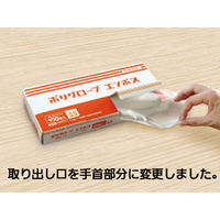 パックスタイル PSポリ手袋 半透明 箱入 L 00437323 1袋(100個)（直送品）