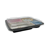 タカギ産業 弁当容器 TSR-60夢彩ごぜん 柄付 セット 350064 1袋(50個)（直送品）