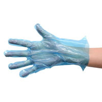 パックスタイル ポリ手袋 ポリグローブ 3001 箱入 青 SS 00663089 1袋(100個)