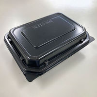 シーピー化成 弁当容器 BF-610 黒 0740610000520 1袋(50個)（直送品）