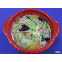 青葉紙業 麺・スープ容器 KD-190浅 耐熱黒まきえ内赤(50) 272082 1袋(50個)（直送品）