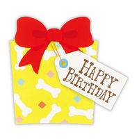 日本ホールマーク お誕生日祝い グリーティングカード オルゴール オペライヌ2 1枚