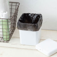 サニタリーポリ袋 黒 平袋タイプ 1パック（100枚入） オリジナル（わけあり品）