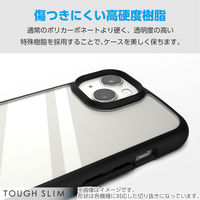 AQUOS sense8 ケース ハイブリッド 衝撃吸収 軽量 薄型 ブラック PM-S234TSLFCBK エレコム 1個