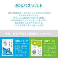 【ギフト】 入浴剤 クール キモチ 氷冷バスソルトセット（ペンギンのきもち×2包、シロクマのきもち×3包）1箱（5包入）グローバルプロダクトプランニング