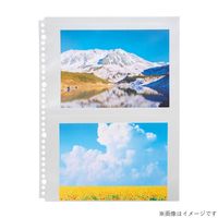 myfa（ミファ）コレクションポケット 2ポケット A4 30穴 2L判写真・A5判用 10枚入 1袋 LIHIT LAB.