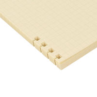 ロルバーン フレキシブル リフィル A5 5mm方眼 クリーム ノート 2個 デルフォニックス（Rollbahn）