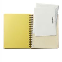 ロルバーン ポケット付メモ L B6相当 5mm方眼 ライトパープル 紫 リングノート 2冊 デルフォニックス（Rollbahn）