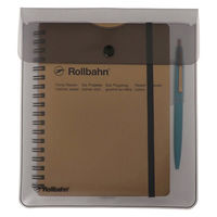 ロルバーン ケース L クリアグレー ノートカバー デルフォニックス（Rollbahn）