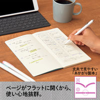 プラス ノート カ.クリエ A4×1/3 NSシリーズ 5mm方眼 ブラック 黒 77762 2冊