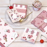 ラボクリップ メモ ドルチェーノ ジェラートカフェ ピンク B22-GCML01-PK 勝竜社