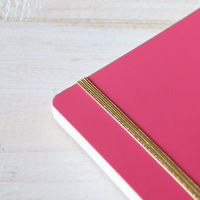 ラボクリップ メモ A7 5ミリ方眼 カミーユ ライトピンク CMME01-LP