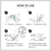 フィルム付箋 はがせるマーカー リフィル ライトピンク 幅6mm 2個 HM9106 カンミ堂