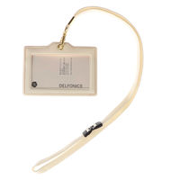 キトリ IDカードホルダー ブラック 黒 4個 名札ケース デルフォニックス