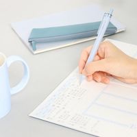 トンボ鉛筆 MONO（モノ）文具セット＜モノグラフライトシャープ グレイッシュブルー 0.5mm・替ゴム・シャープ芯 HB＞10セット