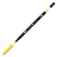 水性マーカー　ABT（エービーティー）　デュアルブラッシュペン（筆ペン+細字）12色セット　パステル　AB-T12CPA　1個　トンボ鉛筆