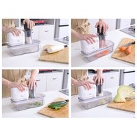 YAMAZEN 電動スライサー スライス(厚/薄)・おろし・千切り(太/細) 速度2段階調整 YSLA-Q45(W) 1台