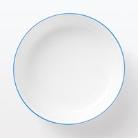 無印良品 日常の器 ボウル 大 ブルーライン 約直径21cm 1セット（2個） 良品計画