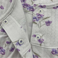 ブルーメイト 婦人パジャマ キルト スナップボタン 67381 PU2 M 1セット