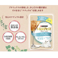 モンプチ プチリュクス ナチュラル スープ 成猫ささみ入りまぐろとかつお 30g 6袋 キャットフード ウェット パウチ
