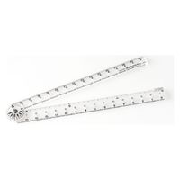 ミドリ マルチ定規＜３０ｃｍ＞　透明 42266006 10本（直送品）