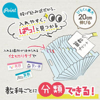 ソニック ぽい分けボックスファイル13ポケット LV-6276-I 1セット(1個×3)