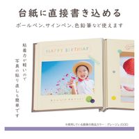 セキセイ ライトフリーアルバム グレージュ XP-5318-69 1セット(2冊)（直送品）