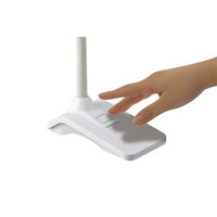 ジェントス LEDデスクライト 3段階調光 440lm Ra95 ブルーライト軽減 DK-R169WH 1台