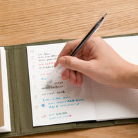 無印良品 こすって消せるボールペン 赤 0.5mm 1セット（3本） 良品計画