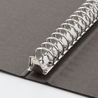 無印良品 バインダー B5　26穴 ダークグレー 1セット（3冊） 良品計画