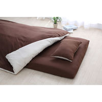 アイリスオーヤマ 布団10点セット マットレス付き シングル S 組みふとん 寝具 介護 仮眠室 防災 枕 布団カバー KFS-R-M10S ブラウン