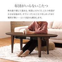 萩原 布団レスコタツ リヒト120WN 1台（直送品）