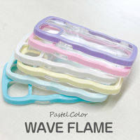 エアージェイ iPhone14ProMax 耐衝撃ウェーブフィットバックカバーケース AC-P22PX-WA GR 1個（直送品）