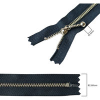 日本紐釦貿易(Nippon Chuko) Y.K.K 玉付きファスナー シルバー 16cm 各1本10色セット 3N16-10MIX（直送品）