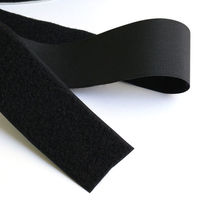 YKK 日本紐釦貿易 クイックロンモヘア B面 縫い付けタイプ 黒 巾5cm×25m巻 QN50-580-25B 1巻