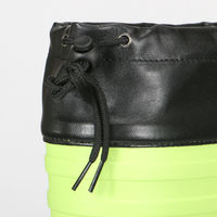 カジメイク エアーラバーブーツ ショート 半長靴 ホワイト M 24.5-25cm 1足 6435