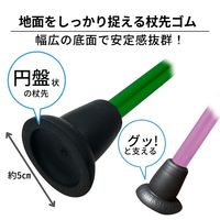 竹虎 バンブーステッキ ワイド ブラック 104980 1本