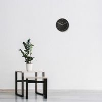 BRAUN ブラウン 掛時計 Analog Wall Clock BLACK BC06B 1個（直送品）