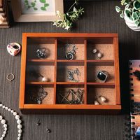 岸田産業 アクセサリーケース ブラウン 550-250 1箱（直送品）