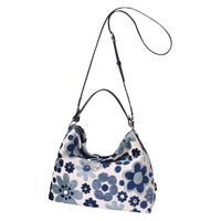 はちや シンクビー! マーガレット柄 2ウェイショルダーバッグ&ボールチェーン ブルー A000451&8291-02 1箱（直送品）