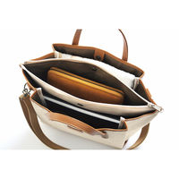 ブレイヴ HaL 倉敷産帆布×姫路レザー ベーシックトート&ショルダー&リュック キナリ HAL88500-BE 1袋（直送品）