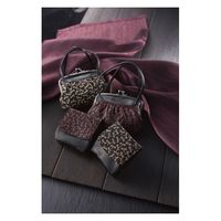 小田清 印伝トンボ柄 持ち手付きがま口財布 レッド KP010-04 1箱（直送品）