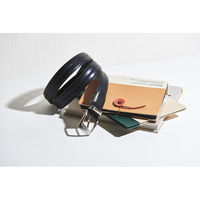 エルシオン チェルベ メンズベルト ブラック V-CB9250BK 1箱（直送品）