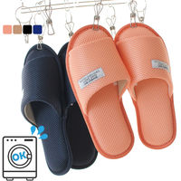 ストロング 洗濯機で洗えるスリッパ Mサイズ ブラウン 71-4-400 1足