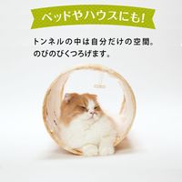 キャット トンネルスパイラル 木目調 1個 猫壱