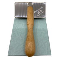 【ワゴンセール】スリッカーブラシ武蔵 ハードタイプS 犬猫用 プロ用 ステンレス製 日本製 岡野製作所